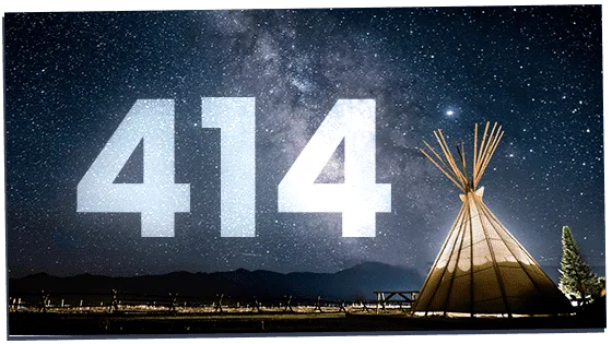 414 as numerology 