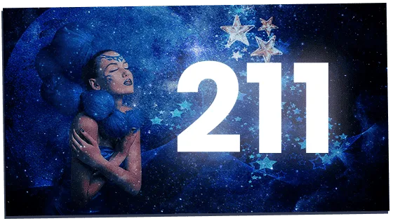 Angel number 211 in the stars